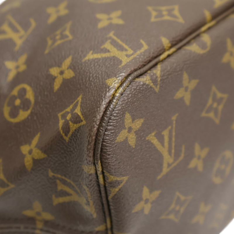 棕色 原花帆布 Neverfull MM 手提包【LOUIS VUITTON LV 路易威登】 M40156-8