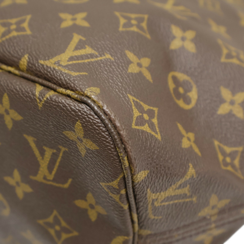 棕色 原花帆布 Neverfull MM 手提包【LOUIS VUITTON LV 路易威登】 M40156-9