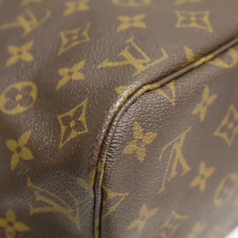 棕色 原花帆布 Neverfull MM 手提包【LOUIS VUITTON LV 路易威登】 M40156-10