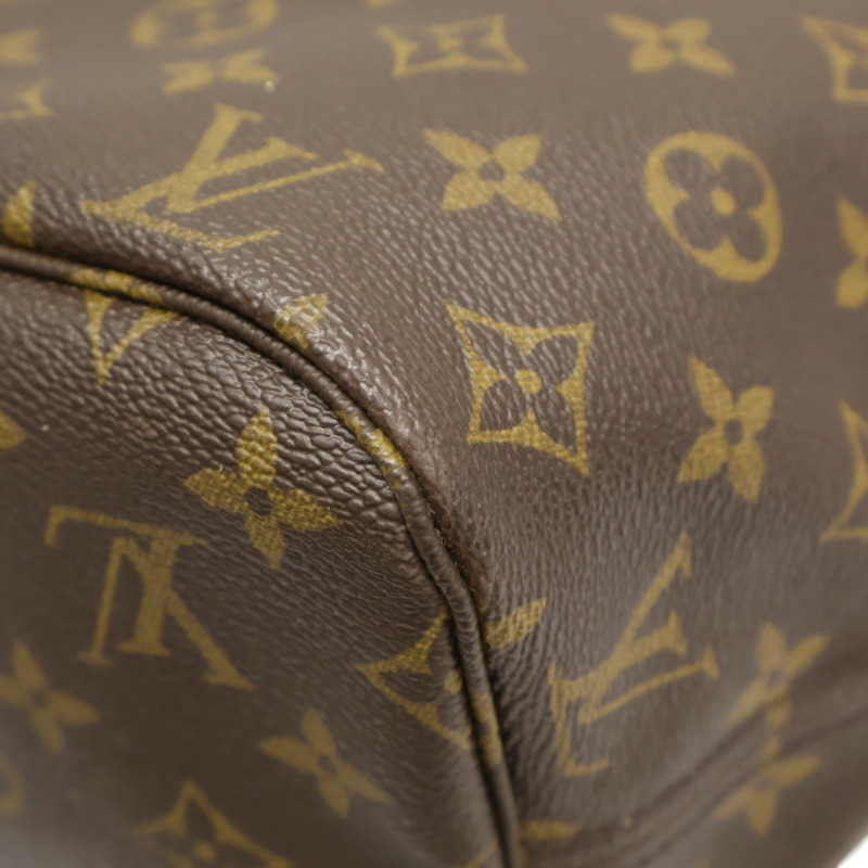 棕色 原花帆布 Neverfull MM 手提包【LOUIS VUITTON LV 路易威登】 M40156-11