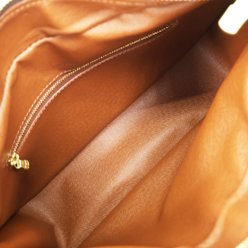 棕色 原花 PVC塗層帆布 Boulogne 30 肩背包【LOUIS VUITTON LV 路易威登】 M51265-2
