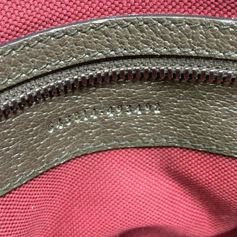 棕色 GG帆布 牛皮 GG Supreme Canvas Belt Detail 肩背包【GUCCI 古馳】 643814-4