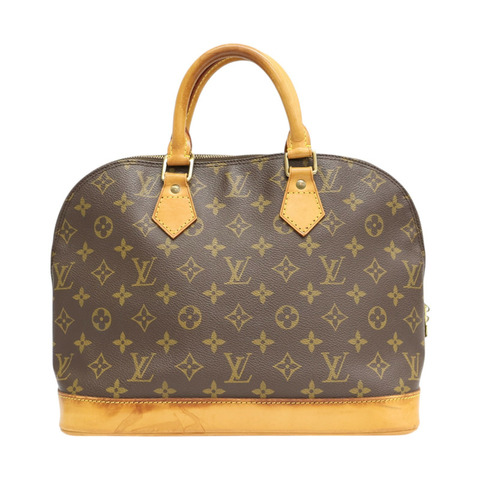 棕色 原花帆布 Alma PM 手提包【LOUIS VUITTON LV 路易威登】 M51130