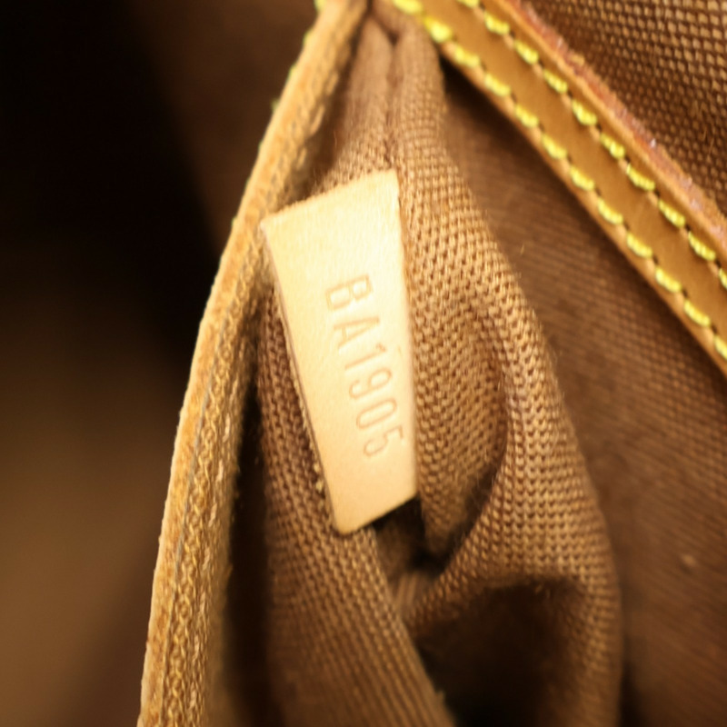棕色 原花帆布 Alma PM 手提包【LOUIS VUITTON LV 路易威登】 M51130-5