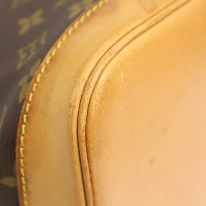 棕色 原花帆布 Alma PM 手提包【LOUIS VUITTON LV 路易威登】 M51130-7