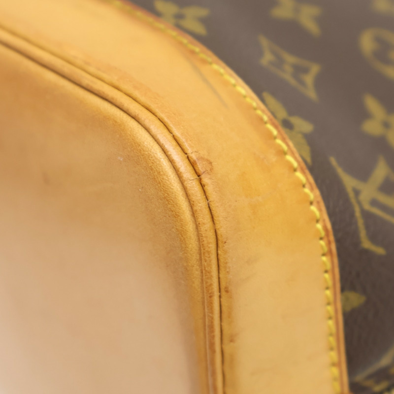 棕色 原花帆布 Alma PM 手提包【LOUIS VUITTON LV 路易威登】 M51130-8