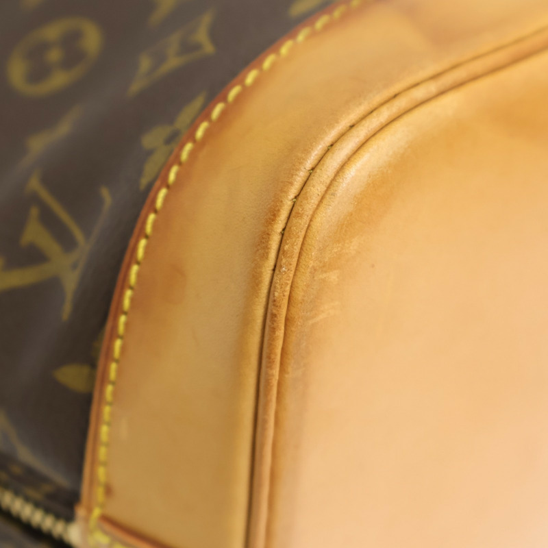 棕色 原花帆布 Alma PM 手提包【LOUIS VUITTON LV 路易威登】 M51130-9