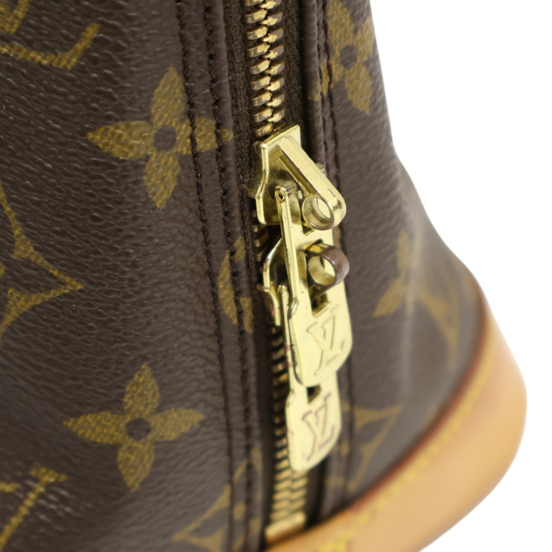 棕色 原花帆布 Alma PM 手提包【LOUIS VUITTON LV 路易威登】 M51130-14