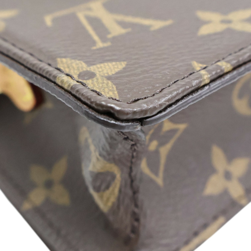 棕色 原花帆布 Wallet On Chain Lily 肩背包【LOUIS VUITTON LV 路易威登】 M82509-12