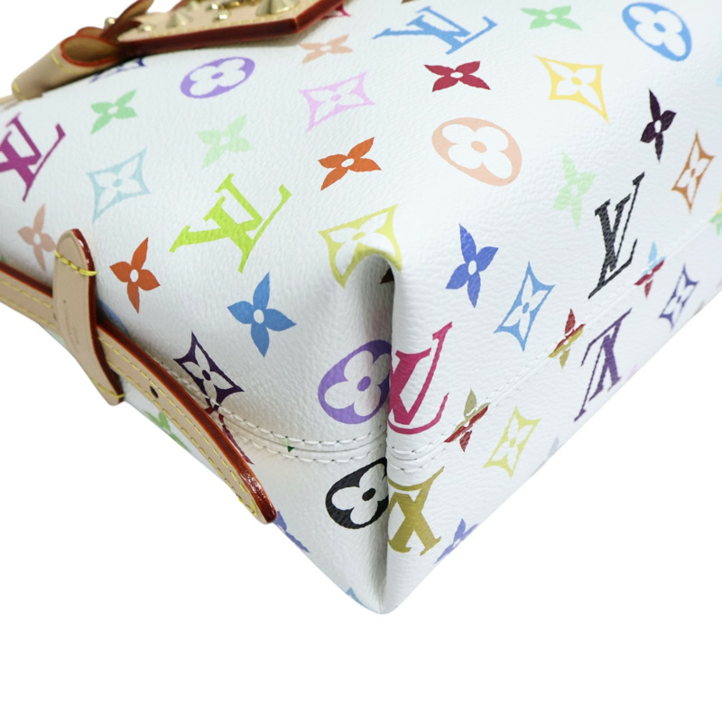白彩 原花帆布 LVxTM Carryall East West 肩背包【LOUIS VUITTON LV 路易威登】 M27578-9