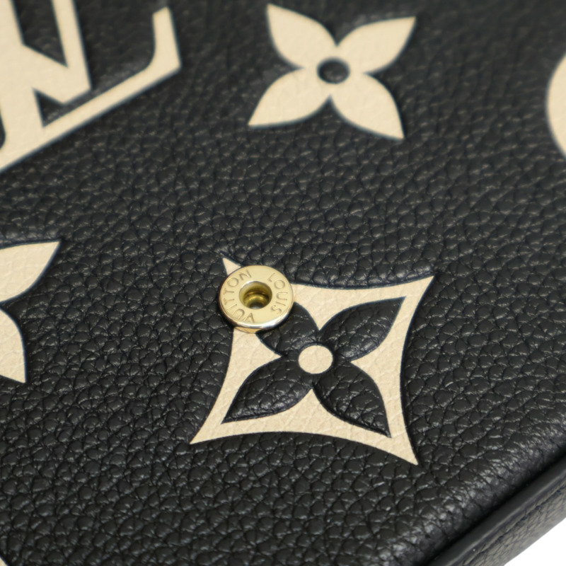 黑色 原花牛皮 Felicie Pochette 肩背包 【LOUIS VUITTON LV 路易威登】 M82479-16