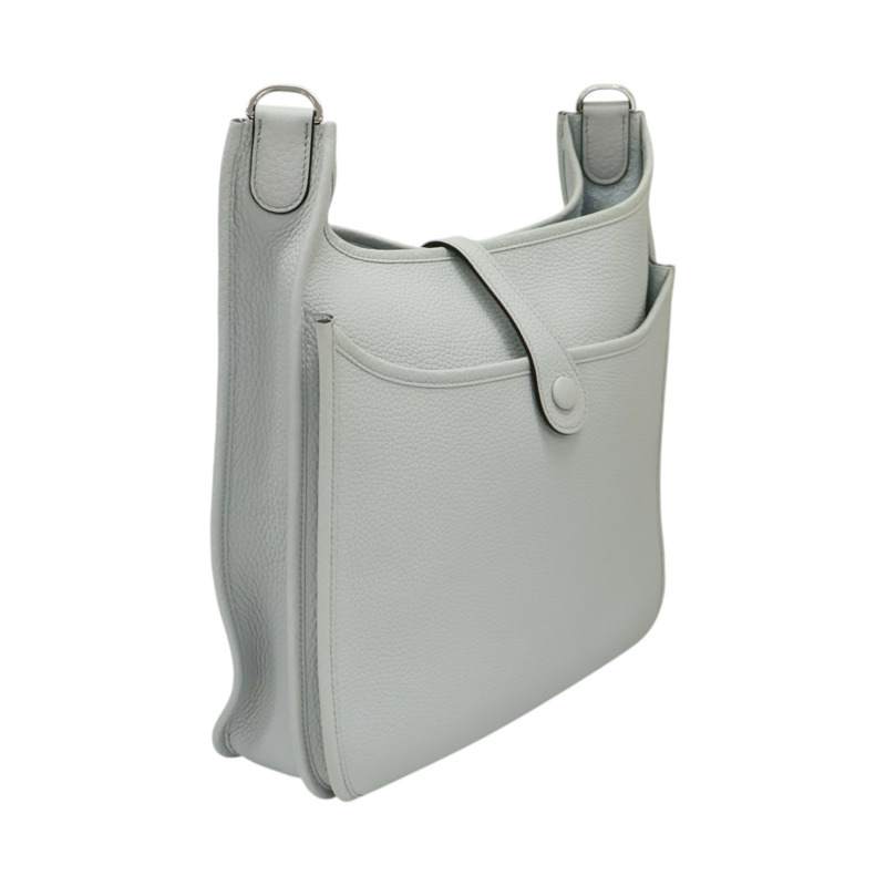 聖杯藍 Clemence牛皮 Evelyne 29 肩背包 W刻【HERMES 愛馬仕】 H056277CK-1