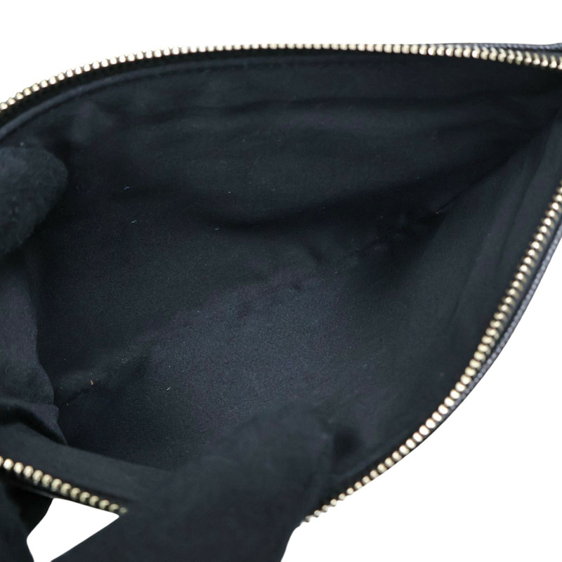 黑色 荔枝紋牛皮 25 中型 鍊帶 肩背包【CHANEL 香奈兒】 AS5311-3