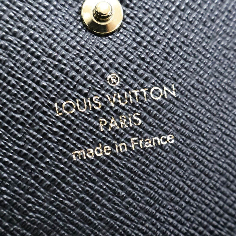 棕色 原花帆布 Emilie 扣式 長夾【LOUIS VUITTON LV 路易威登】 M82157-7
