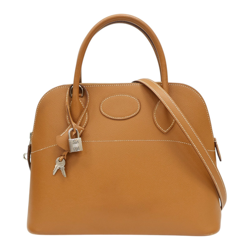 金棕色 Epsom牛皮 Bolide 31 兩用包 口L刻【HERMES 愛馬仕】-0
