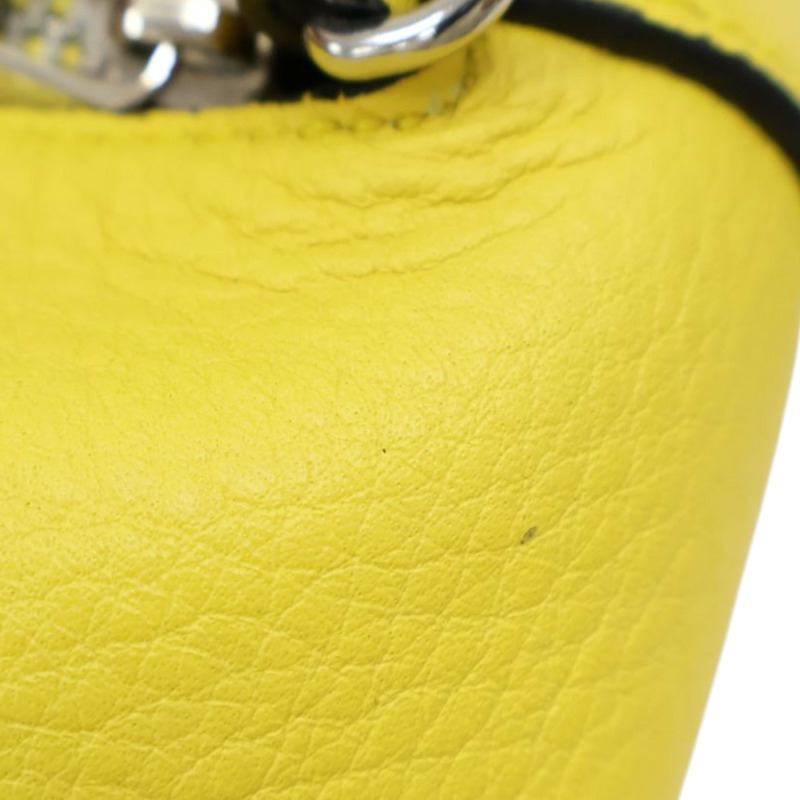黃色 牛皮 肩背包【LOEWE 羅威】 199.30.M93-9