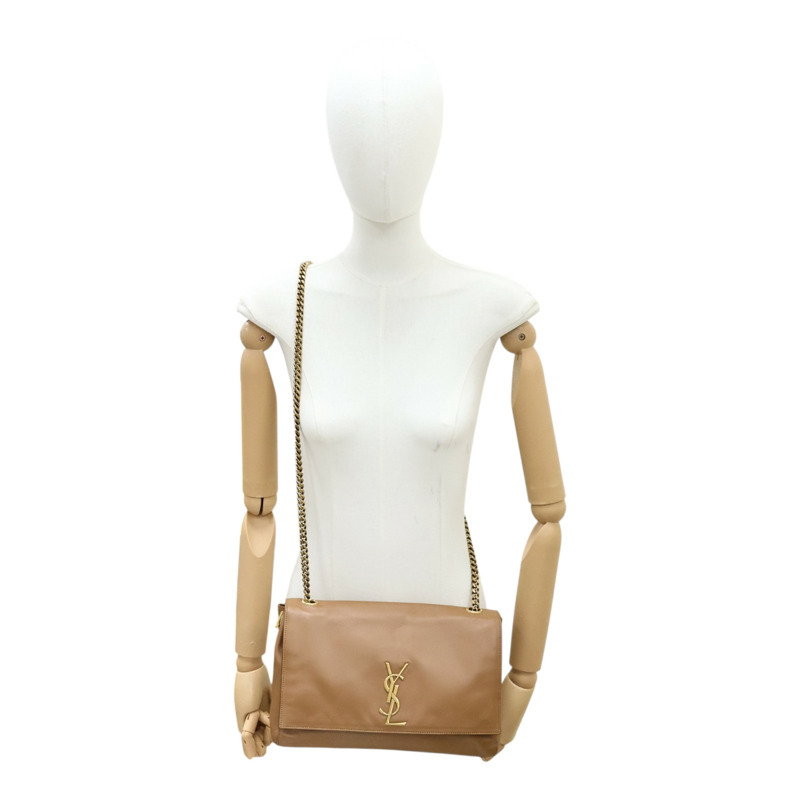 棕色 牛皮 Kate  肩背包【SAINT LAURENT YSL 聖羅蘭 】 553804-8