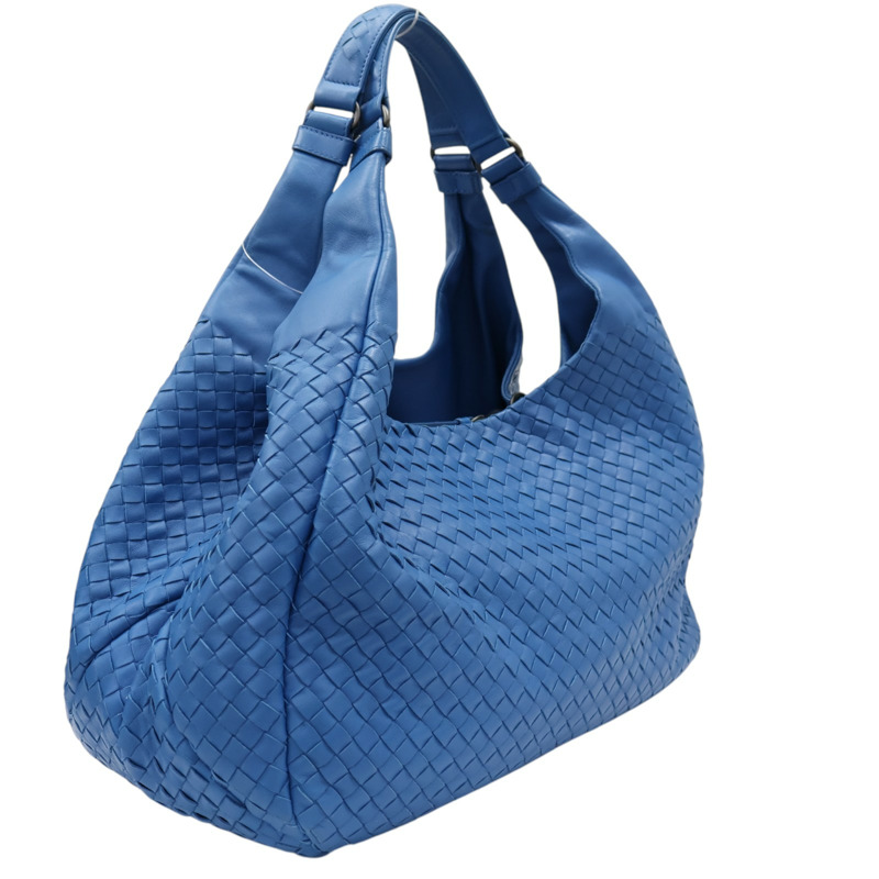 藍色 羊皮編織 肩背包【BOTTEGA VENETA BV 寶緹嘉】 125787-1