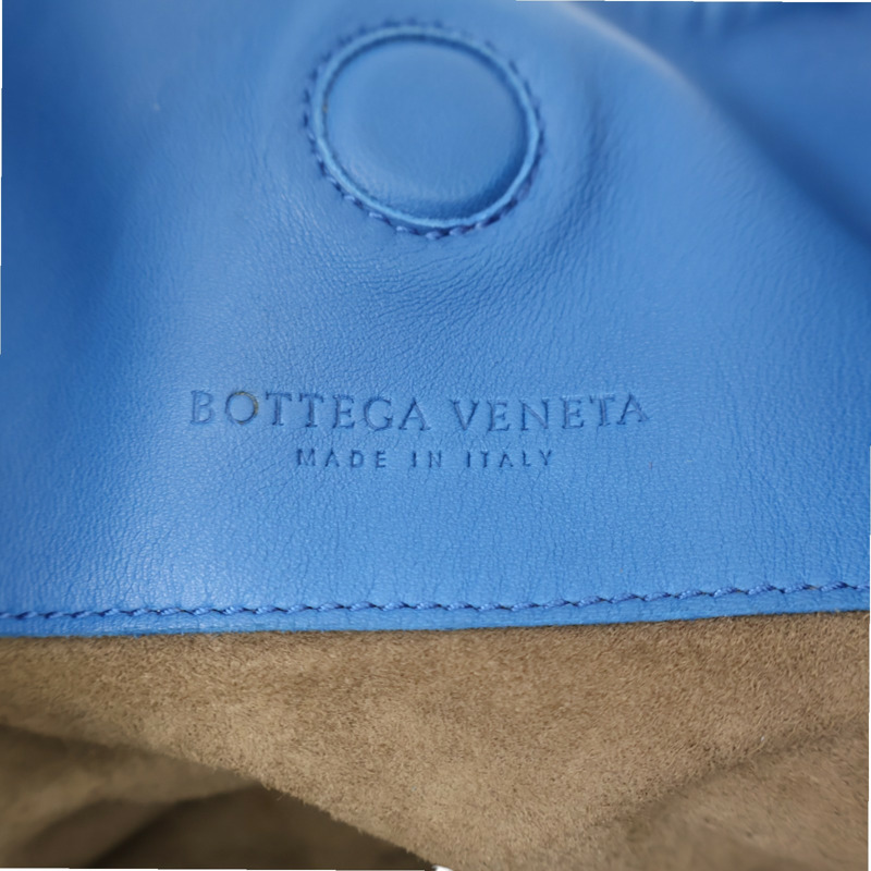 藍色 羊皮編織 肩背包【BOTTEGA VENETA BV 寶緹嘉】 125787-4