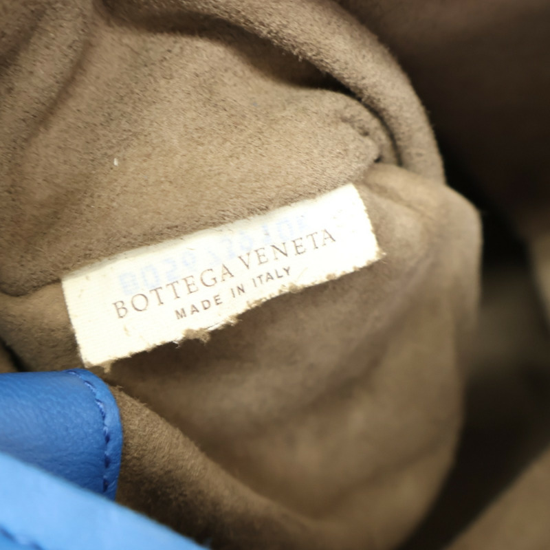 藍色 羊皮編織 肩背包【BOTTEGA VENETA BV 寶緹嘉】 125787-5