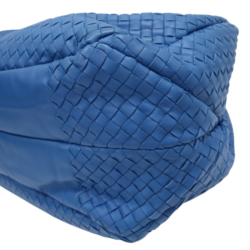 藍色 羊皮編織 肩背包【BOTTEGA VENETA BV 寶緹嘉】 125787-9