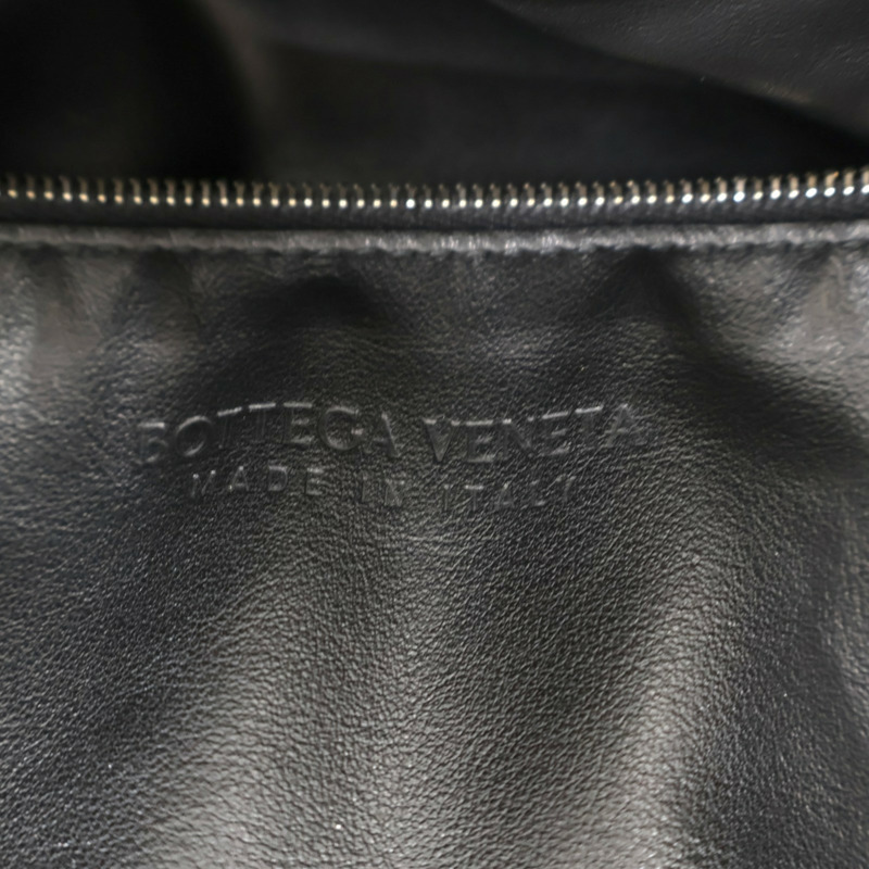 黑色 羊皮編織 Intrecciato Maxi Jodie 肩背包【BOTTEGA VENETA BV 寶緹嘉】-4