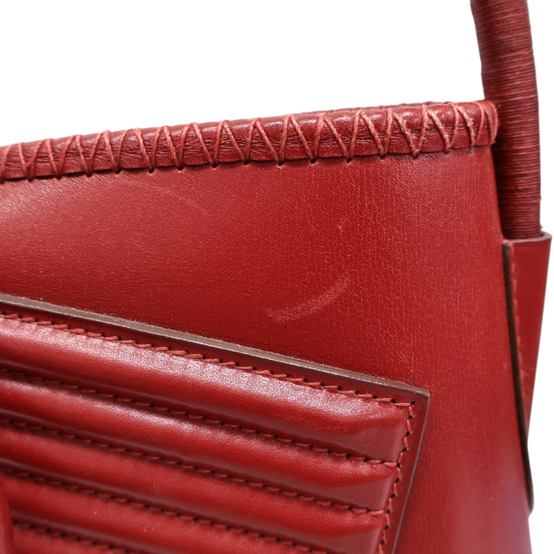 紅色 Box 牛皮 Sac Vader 肩背包 〇Y刻【HERMES 愛馬仕】-10