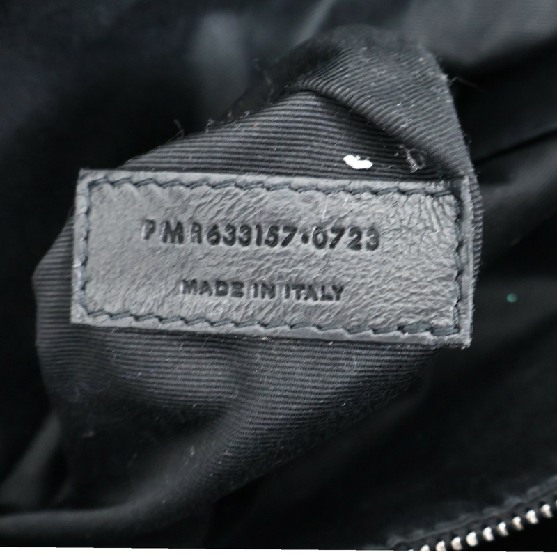 黑色 牛皮 鏈帶肩背包【SAINT LAURENT 聖羅蘭】 633157-5
