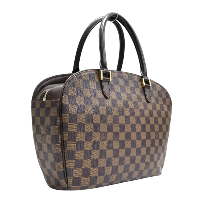 棕色 棋盤格 帆布 Sarria Horizontal 手提包【LOUIS VUITTON LV 路易威登】 N51282-1