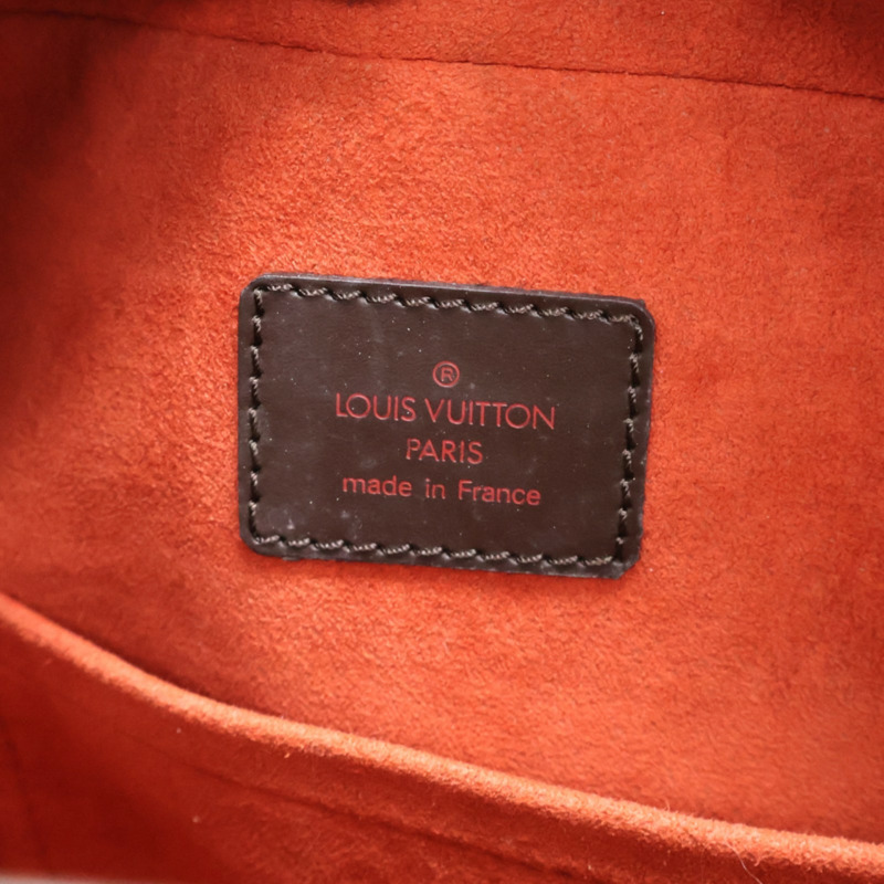 棕色 棋盤格 帆布 Sarria Horizontal 手提包【LOUIS VUITTON LV 路易威登】 N51282-4