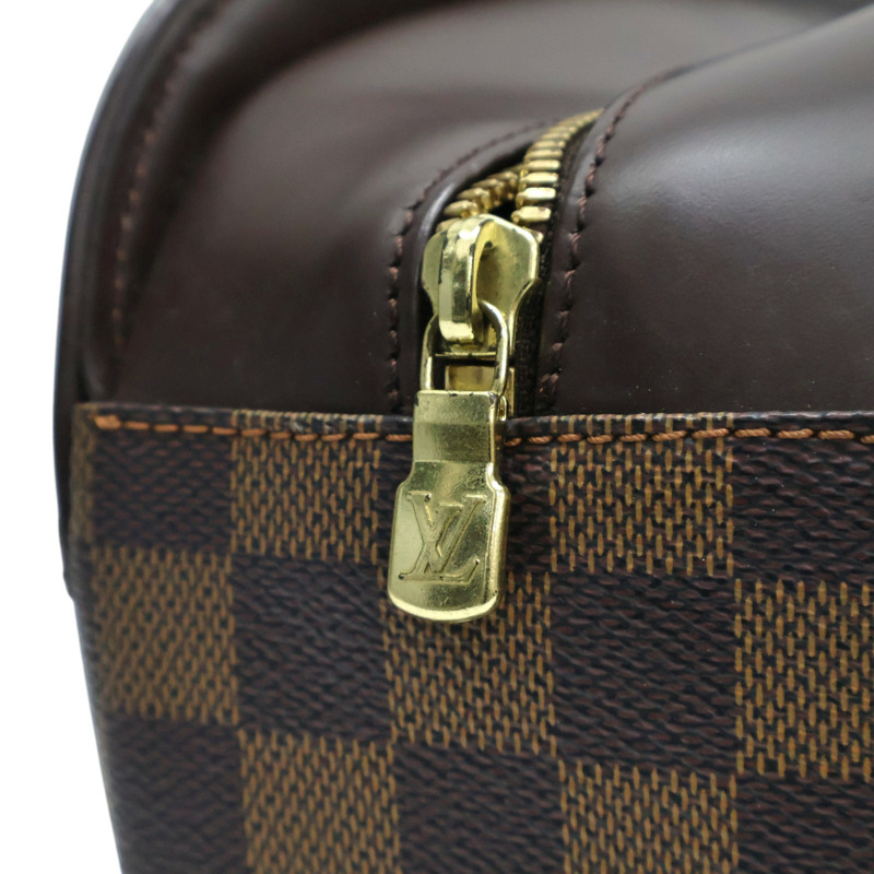 棕色 棋盤格 帆布 Sarria Horizontal 手提包【LOUIS VUITTON LV 路易威登】 N51282-11