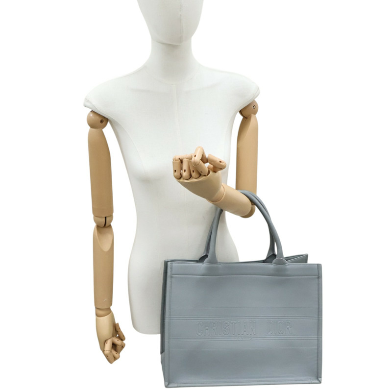 灰色 牛皮 Book Tote 托特包【Dior 迪奧】 M1296ZGSB-5