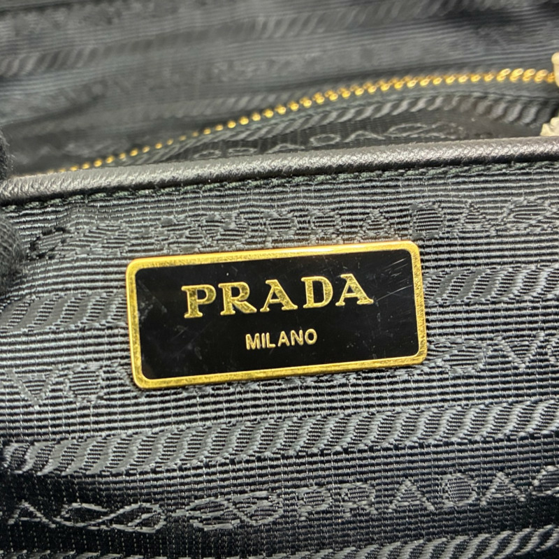黑色 尼龍 兩用包【PRADA 普拉達】-4