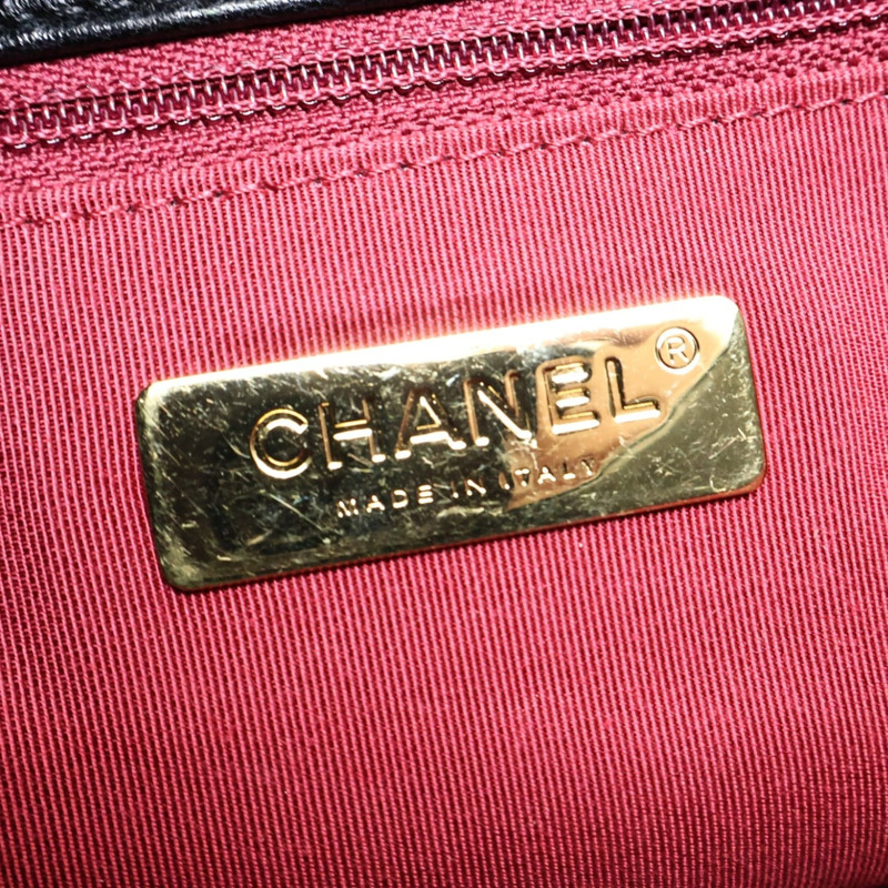 黑色羊皮 19 兩用包【CHANEL 香奈兒】 AS1161-5