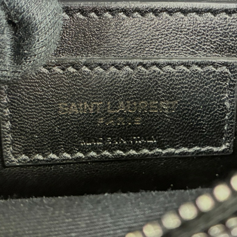 黑色 羊皮 College 兩用包【SAINT LAURENT YSL 聖羅蘭】 487213-5