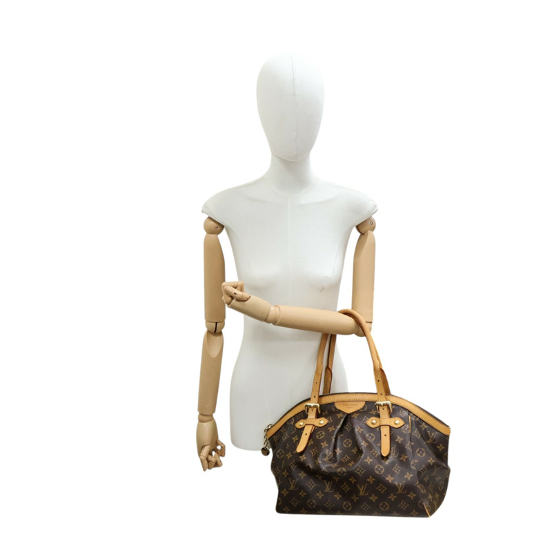 棕色 原花帆布 Tivoli 手提包 【LOUIS VUITTON LV 路易威登】 M40144-8