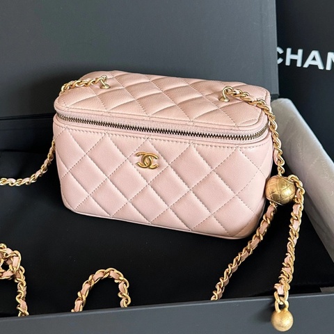【98新 ✨ 全網最低價！】Chanel/香奈兒 2025年新款 粉色金球長盒子 (下單前先詢問庫存❗️❗️）