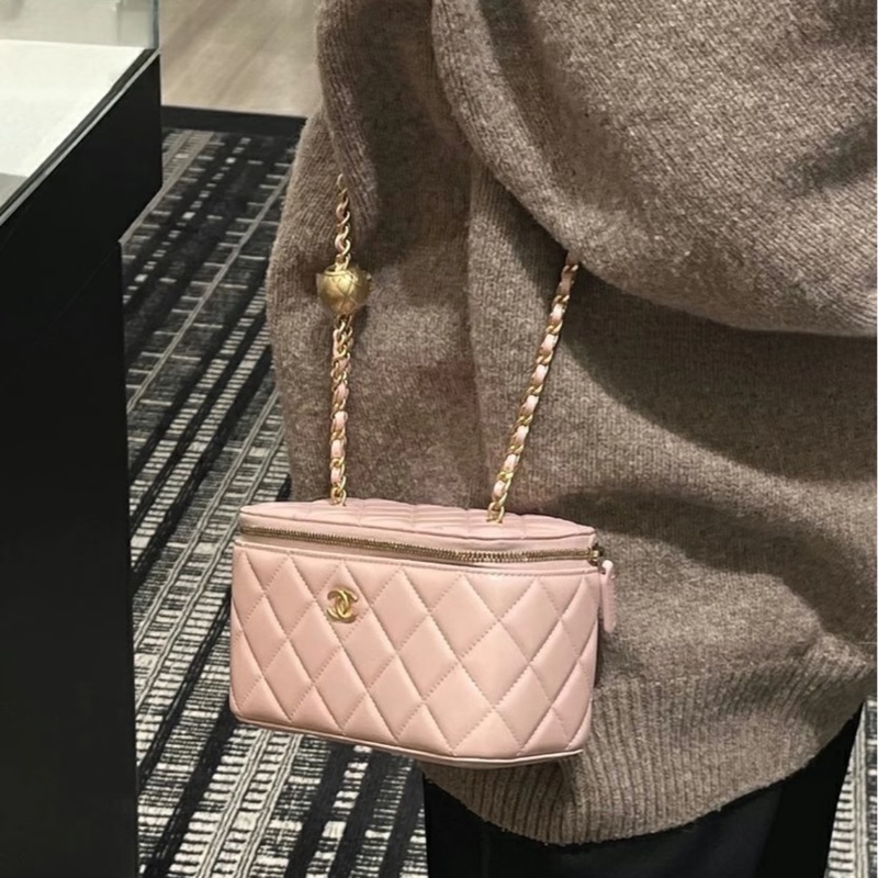 【98新 ✨ 全網最低價！】Chanel/香奈兒 2025年新款 粉色金球長盒子 (下單前先詢問庫存❗️❗️）-1