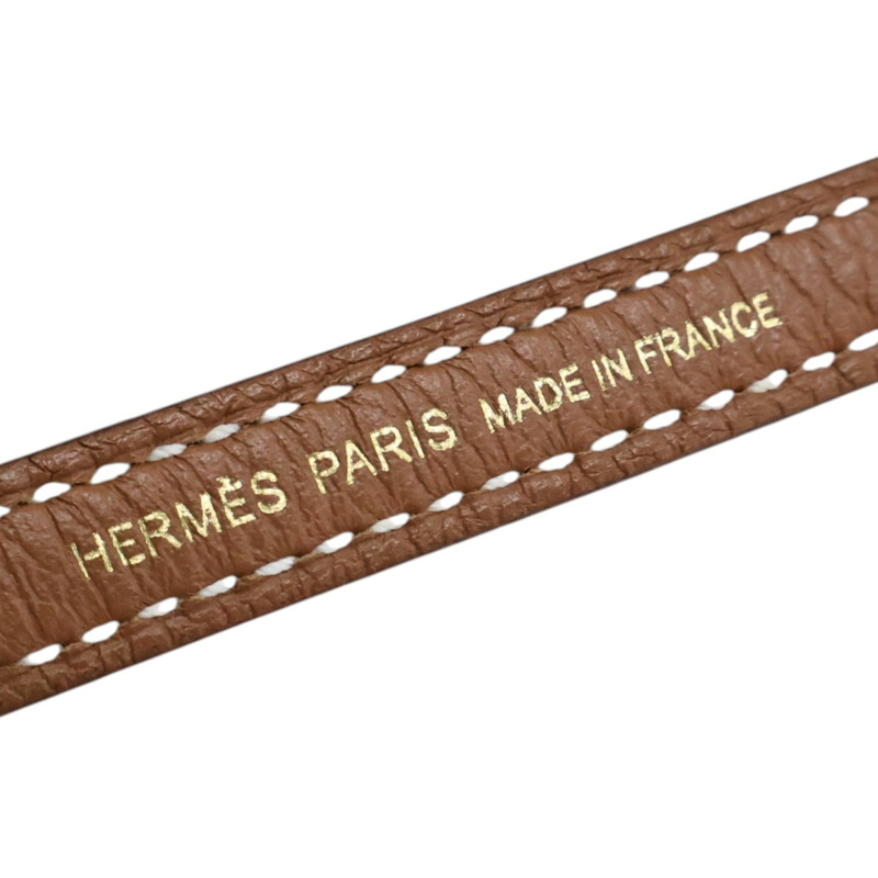 金棕色 Evercolor牛皮 bolide mini 肩背包 Z刻【HERMES 愛馬仕】 H073444CC-5