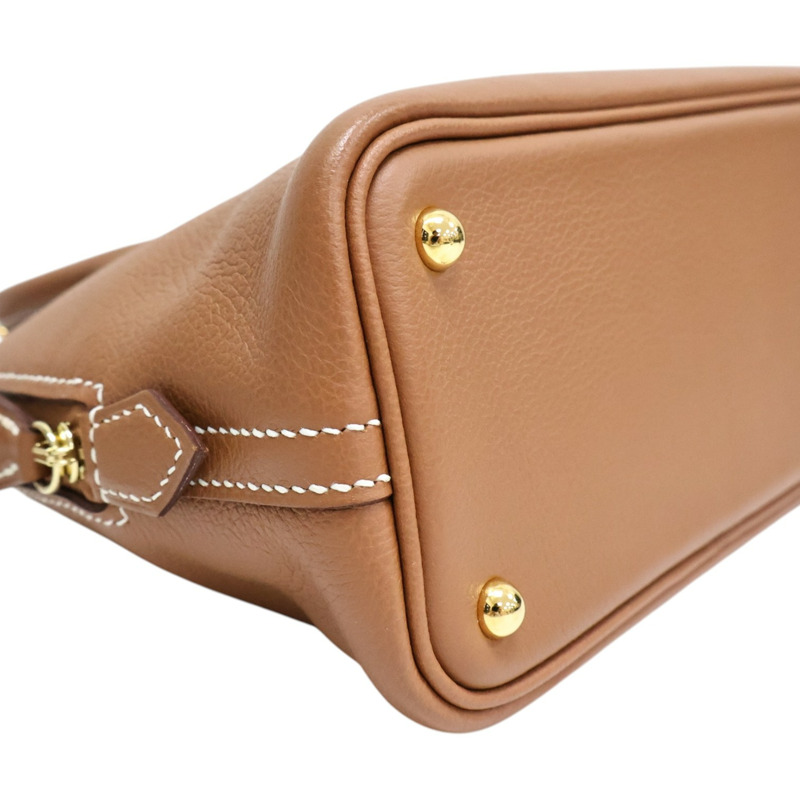 金棕色 Evercolor牛皮 bolide mini 肩背包 Z刻【HERMES 愛馬仕】 H073444CC-9