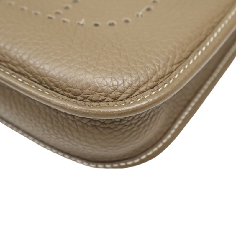 大象灰 TC牛皮  Mini Evelyne 肩背包 U刻【HERMES 愛馬仕】 H069426CK-8