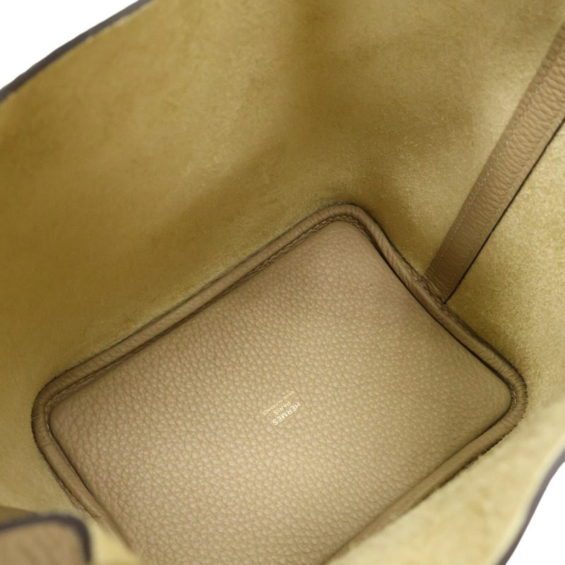 風衣灰 TC牛皮 Picotin Lock 18 手提包【HERMES 愛馬仕】 H056289CCS2-2