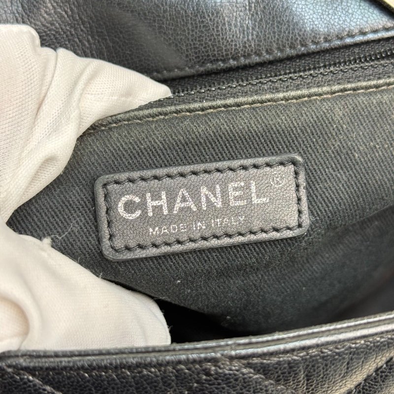 Chanel香奈兒 黑銀 孟買系列 單肩包-5