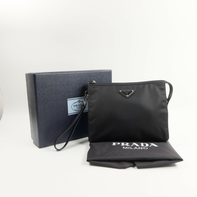 PRADA 尼龍Re-Nylon Pouch手拿包-16