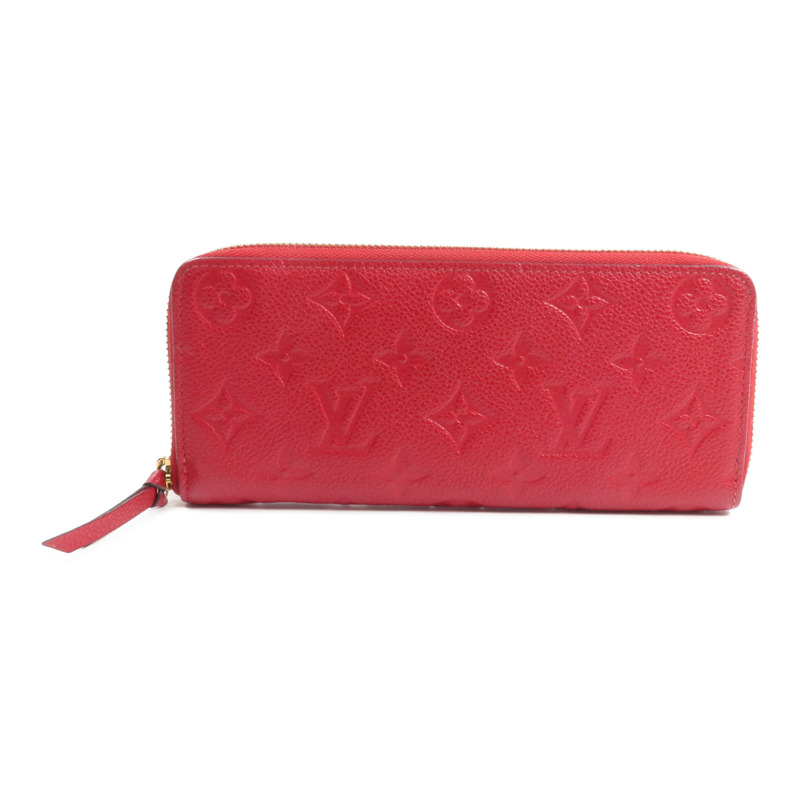 LOUIS VUITTON Monogram Empreinte Empreinte Clemence Wallet長錢包-0