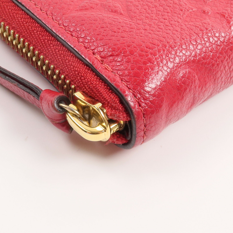 LOUIS VUITTON Monogram Empreinte Empreinte Clemence Wallet長錢包-7