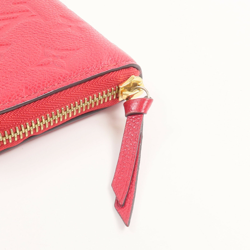 LOUIS VUITTON Monogram Empreinte Empreinte Clemence Wallet長錢包-10
