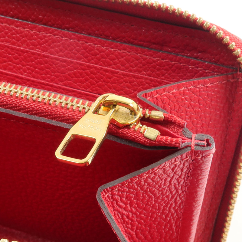 LOUIS VUITTON Monogram Empreinte Empreinte Clemence Wallet長錢包-14