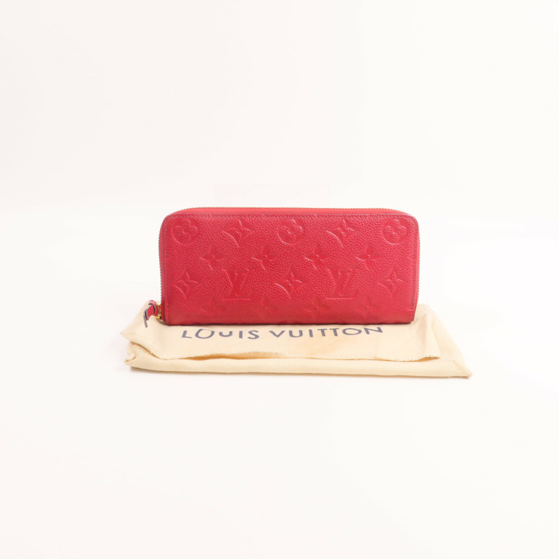 LOUIS VUITTON Monogram Empreinte Empreinte Clemence Wallet長錢包-15