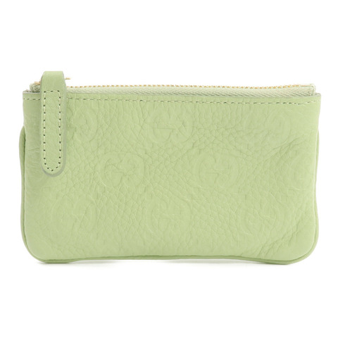GUCCI 牛皮皮革GG Emblem Key&Coins Case